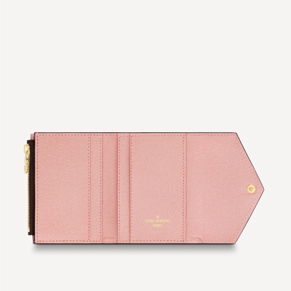 ⚡️FLASH SALE!✨LOUIS VUITTON Monogram Portefeuille Zoe Compact Wallet Pink M62933 - Picture 10 of 12